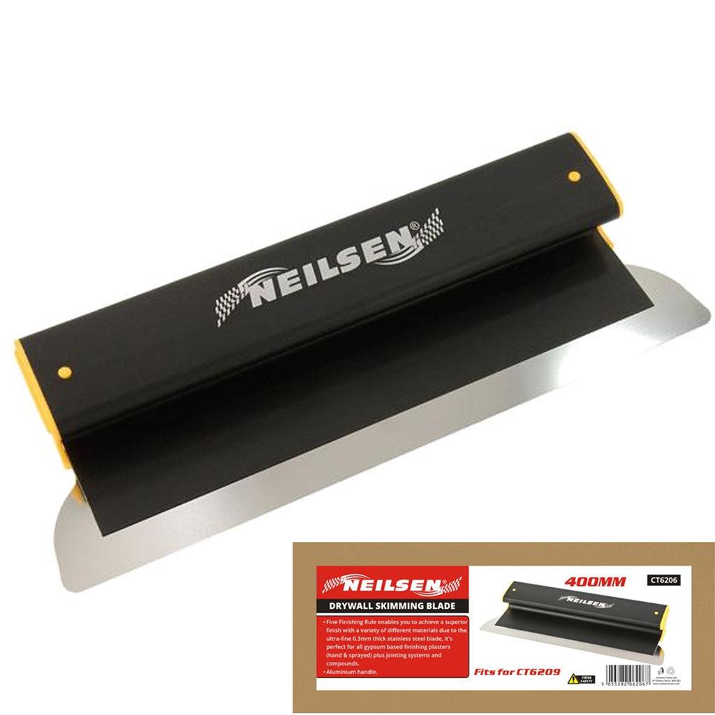Neilsen Drywall Skimming Smoothing Blade Putty Knife Finishing Tool 400mm