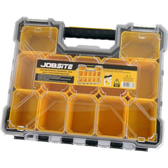 Jobsite Deep Large 12 Removable Compartment Box Storage Tool Organiser Case