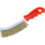 Neilsen Hand Brass Stripper Metal Wire Brush Ideal For Rust Paint Removal