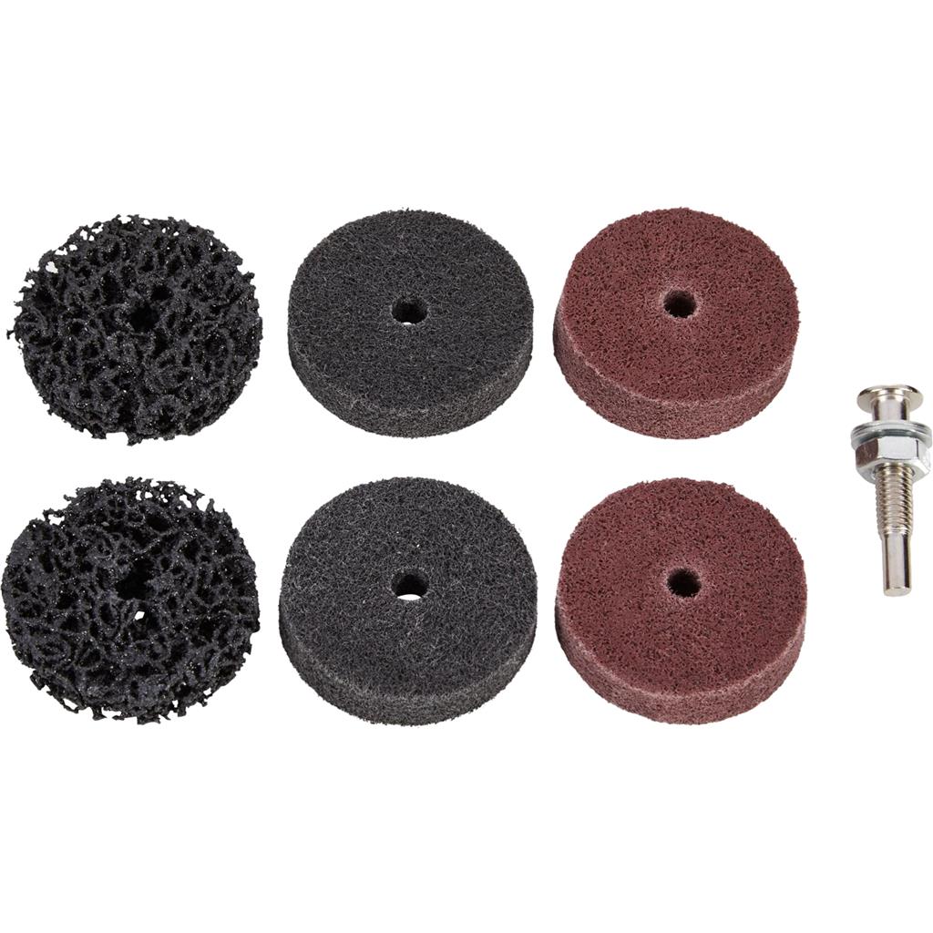 Bluespot 7pc 2" Grinding And Stripping Deburring Rust Paint Removal Wheel Set