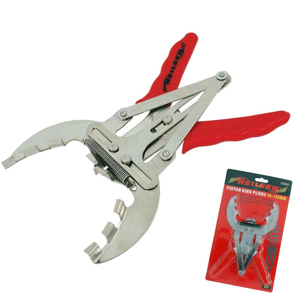 Neilsen Piston Ring Compressor Pliers 40mm - 100mm Remover Expander Grip Tool