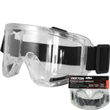 Dekton Safety Glasses Goggles Work Protective Windproof Elasticated Strap