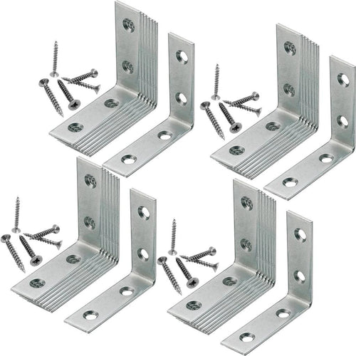 Dekton Mending Plate Joining Bracket Right Angle Corner Connector Fixing 60mm
