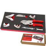 Neilsen 8pc Multi Angle Miter Shear Scissors Trim Cutter Cutting Tool Set