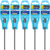 BlueSpot SDS Masonry Hammer Drill Bits Stone Brick Concrete 5.5, 6, 6.5 0r 7mm