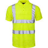 SuperTouch Work Hi Vis Viz Yellow Orange High Visibility Workwear Polo Shirt