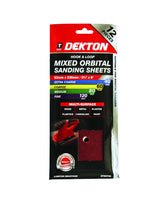 Dekton 1/3 Sanding Pads Rectangular Sheets 40 60 80 120 Or Mixed Grit 93 x 230mm