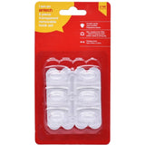 Amtech White Plastic Self Adhesive Strong Sticky Removable Wall Door Hooks