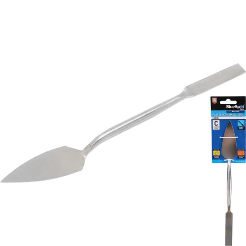 Bluespot Small Double Ended Plasterers Trowel 35x75mm & Square Tool 13x68mm