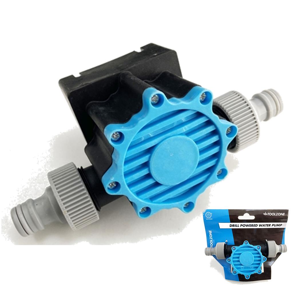 Toolzone Portable Drill Powered Pump Fluid Liquid Transfer Pond Flood Water