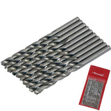 Neilsen 10pc Metal Hss Drill Set Pro Metric 5.5mm Steel Metal Wood Bits