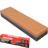 Dekton Double Sided Knife Sharpener Stone Fine Coarse Sharpening Kitchen 200mm