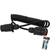 Neilsen 2.5M Trailer Extension Lead Cable Plug Socket Towing Wire Truck 7 Pin