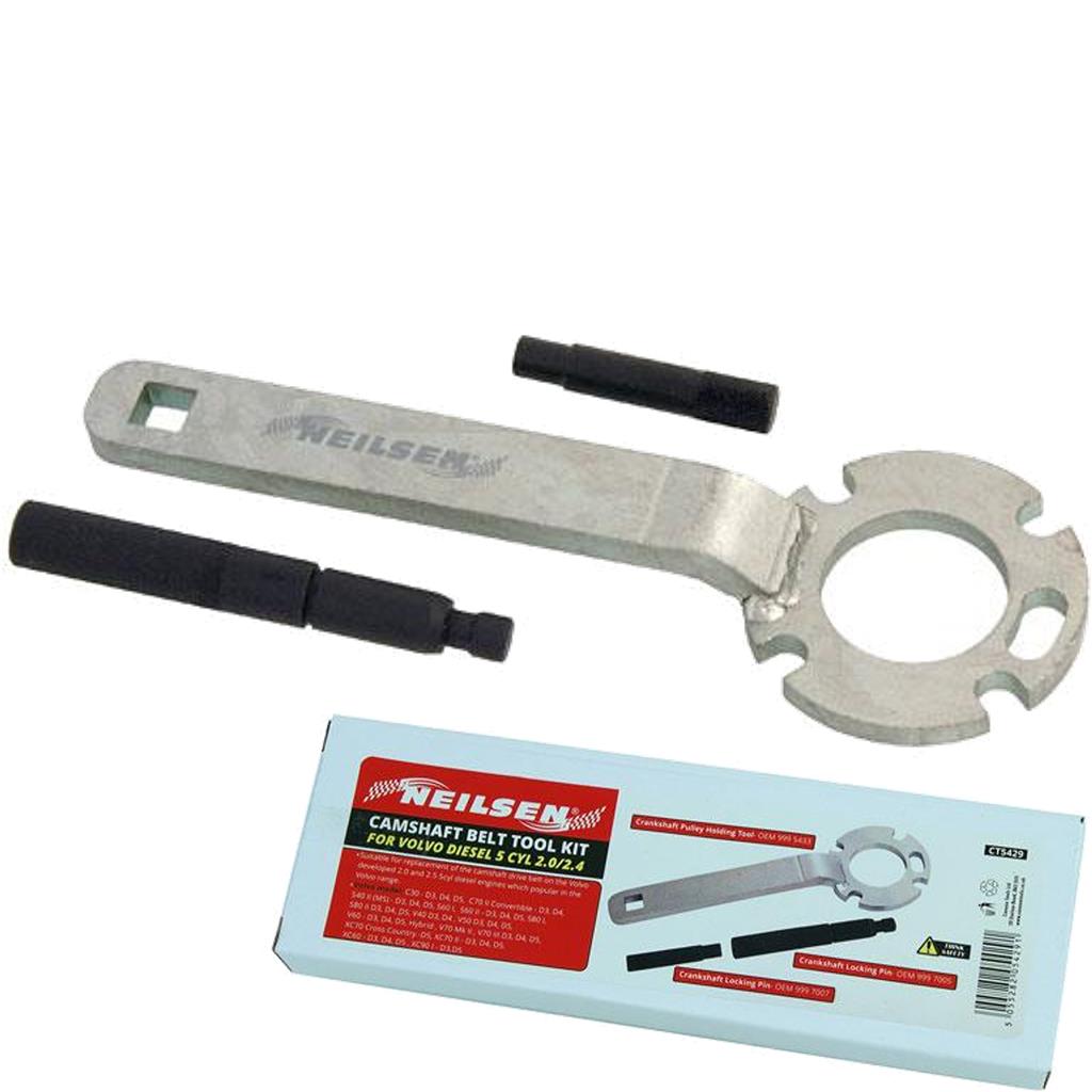 Neilsen Camshaft Belt Tool Diesel Kit Volvo Set 2.0 2.4L 5 Cylinder