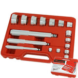 Neilsen 17pc Bearing Race and Seal Driver Wheel Bushing Install Removal Set