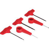 Toolzone 5pc Wood Twist Gimlet Bradawl Awl Set Boring Screwing Tools Woodworking