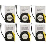 Toolzone 1pc 3pc 6pc Tape Measure Imperial Metric Scale Easy Lock 7.5m x 25mm