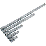 Neilsen 5pc 1/2" Socket Extension Bar Set 50mm 75mm 125mm 250mm 375mm Extra Long