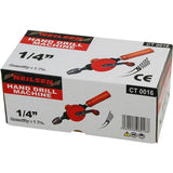 Neilsen 1/4" Hand Crank Mini Manual Double Pinions Drill For Wood Plastic
