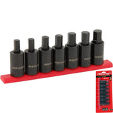 Neilsen Impact Hex Bit Socket Set 7pc T40 To T70 1/2" Drive Torx Tool Kit