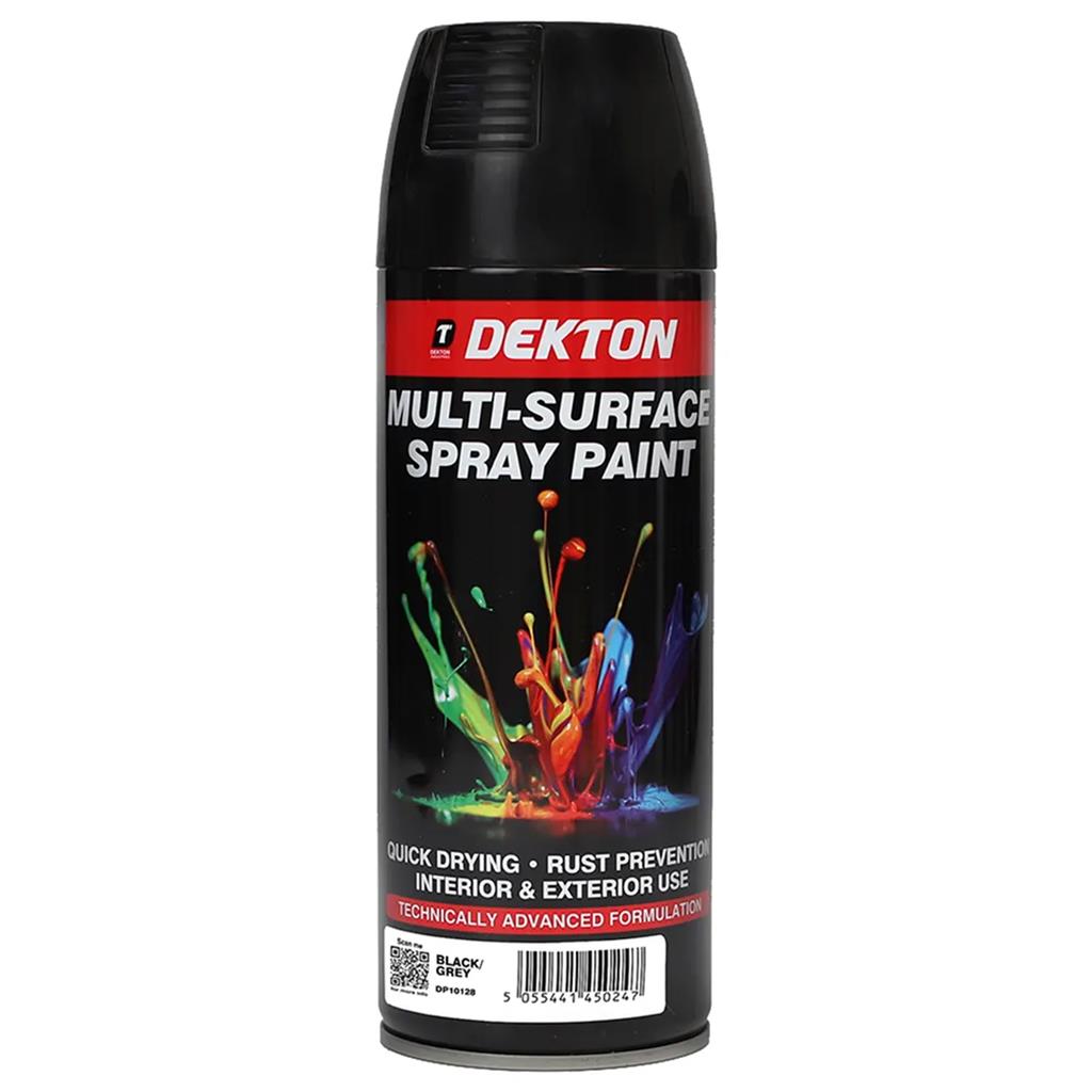 Dekton Multi Purpose Surface Spray Paint Matt Gloss Satin Metal Wood Plastic