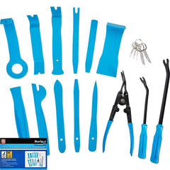 BlueSpot 19pc Car Vehicle Trim Clip & Upholstery Removal Audio & Terminal Set