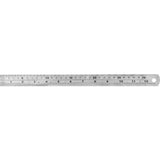 Dekton 300mm Metric & Imperial Stainless Steel Marking Straight Ruler Rule