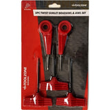 Toolzone 5pc Wood Twist Gimlet Bradawl Awl Set Boring Screwing Tools Woodworking