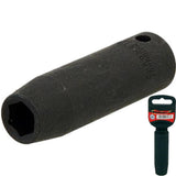 Neilsen 1/2" Drive Standard Deep Square Metric Single Impact Socket 12mm