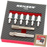 Neilsen 8pc Brake Caliper Bleed Nipple Thread Repair Inserts Kit Set