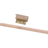 Neilsen Telescopic Weed Brush Wire Broom Head Patio Block Paving Moss Removal