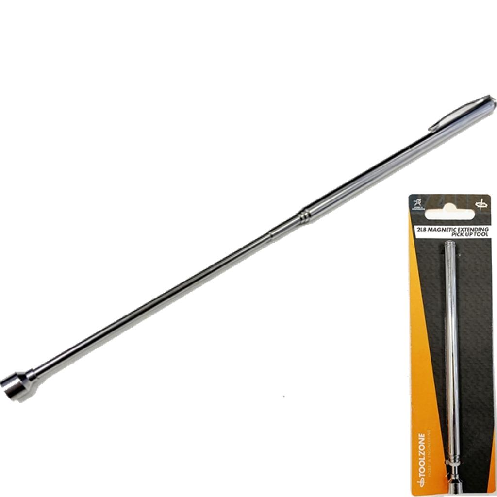 Toolzone Telescopic Magnetic Pick Up Tool Magnet 2 Lb Lift 655m Long Reach