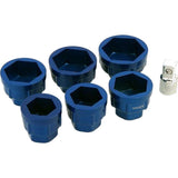 Neilsen Oil Filter Cap Removal Remover Wrench Tool Socket Set 7pc  24mm - 38mm
