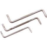 Amtech 3pc Offset Screwdriver Cranked Right Angle Tight Crosshead Flat Pozi Set