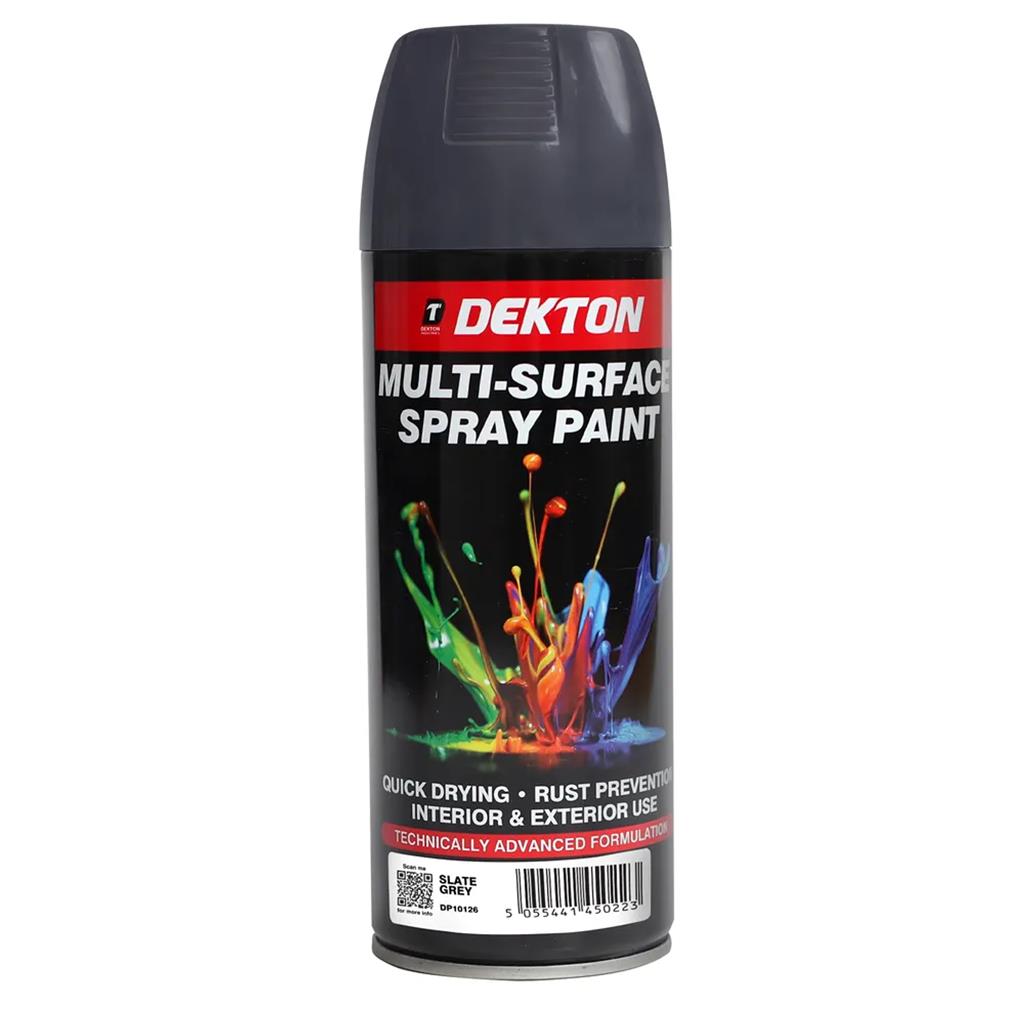 Dekton Multi Purpose Surface Spray Paint Matt Gloss Satin Metal Wood Plastic