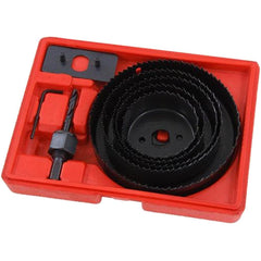Neilsen 8pc Hole Saw Cutter Wood Plastic Holesaw Set 64mm - 127mm