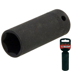 Neilsen 1/2" Drive Standard Deep Square Metric Single Impact Socket 21mm