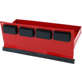 Neilsen 4pc Workshop Magnetic Tool Holder Shelves Parts Storage Tray Rack Set