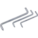 Neilsen 3pc Offset Screwdriver Cranked Right Angle Tight Crosshead Set