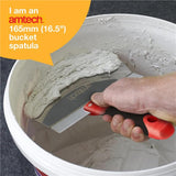 Amtech Bucket Spatula Scoop Mortar Drywall Mud Plaster Render 6.5"