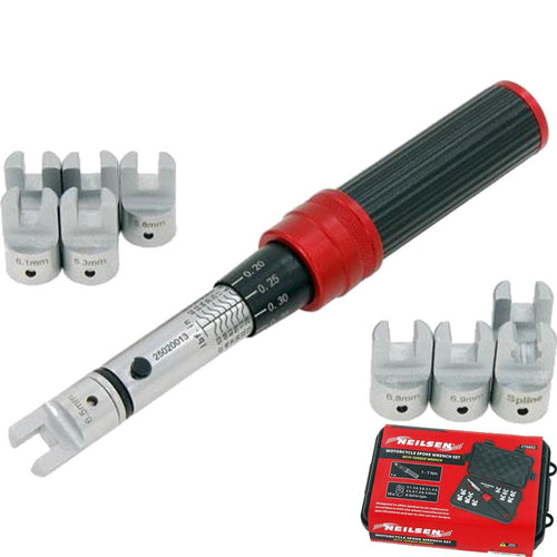 Neilsen Adjustable Motorcycle Spoke Set With Torque Wrench For Maintenance Tool