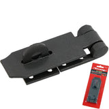 Neilsen Hasp and Staple Gate Door Shed Latch Lock Box Padlocks 90mm x 38mm