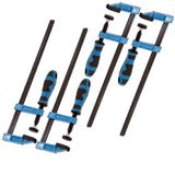 Neilsen 4pc F Clamps 300mm Wood Working Soft Grip Metal Heavy Duty Clamp 12"
