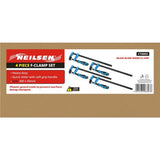 Neilsen 4pc F Clamps 300mm Wood Working Soft Grip Metal Heavy Duty Clamp 12"