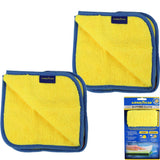 Goodyear 2pc Microfibre Buffing Microfibre Car Cleaning Cloth Wash Absorbent