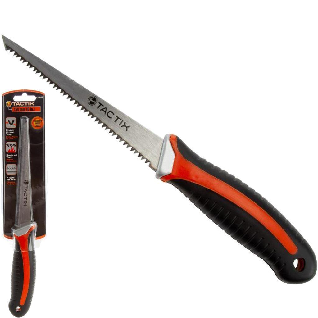 Tactix Soft-grip Drywall Jab Pad Saw Plaster Board Wood Plastic Pruning 6"