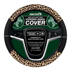 Montoya Steering Wheel Glove Cover Soft Grip Leopard Print Universal