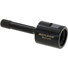 Neilsen 8mm Porcelain Tile Ceramic Stone Diamond Hole Saw Drill Bit M14 Grinder