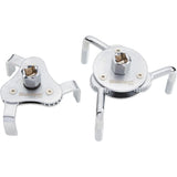 Bluespot 2pc Oil Filter Wrench Self Adjustable Oil Filter Removal Tool Set