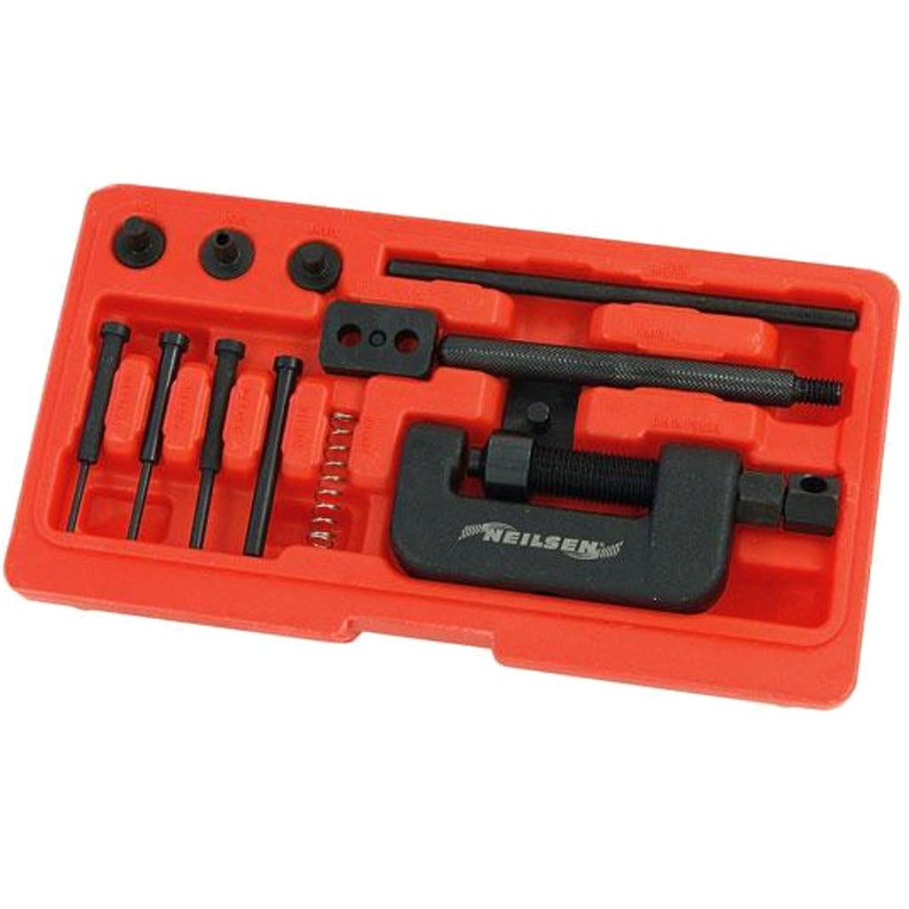 Neilsen Motorbike Bike Chain Breaker Splitter Link Riveter Riveting Tool Set